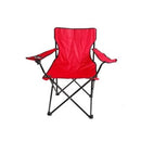 Cadeira Portátil Dobrável com Porta-Copo para Camping e Pesca