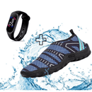 Sapatilha Náutica Super Leve + Relógio Digital Resistente