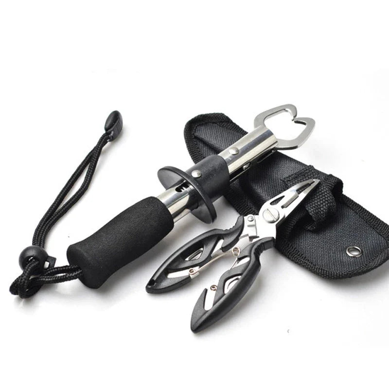 Alicate de Pesca Vigrously em Aço Inoxidável Multifuncional