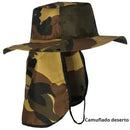 Chapéu Pescador Australiano com Proteção para Nuca e Pescoço