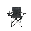 Cadeira Portátil Dobrável com Porta-Copo para Camping e Pesca