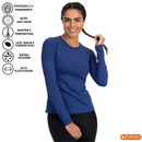 Camiseta Feminina Segunda Pele com Proteção Solar UV 50+