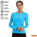 Camiseta Feminina Segunda Pele com Proteção Solar UV 50+