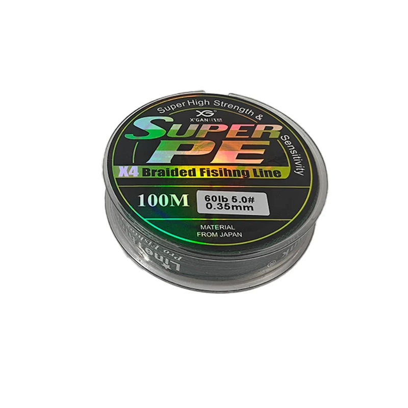 Linha de Pesca Trançada Multifilamento 4 Fios