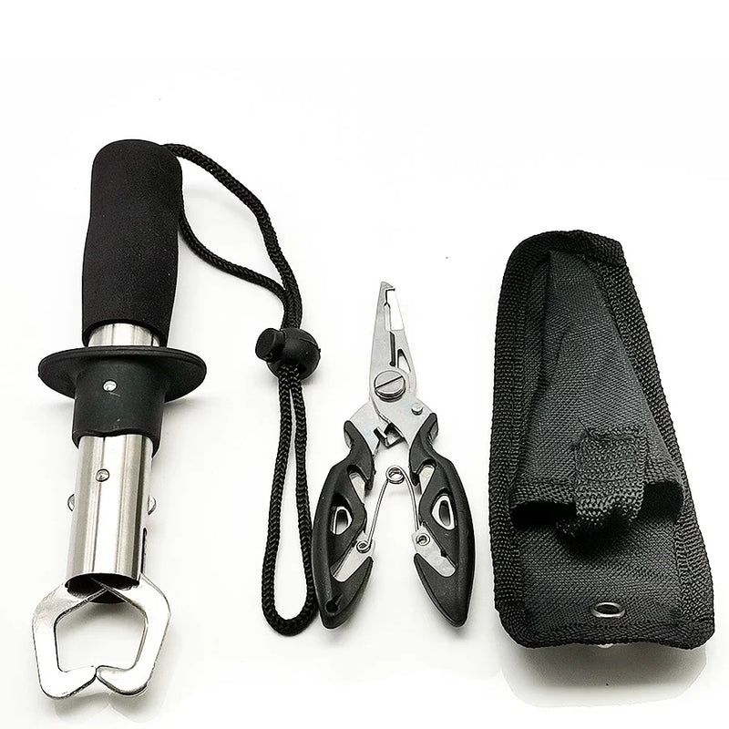 Kit 3 Peças Alicate de Pesca e Ferramentas Multifuncionais