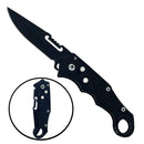 Faca Canivete com Trava Automática e Saque Rápido - Inox