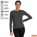 Camiseta Feminina Segunda Pele com Proteção Solar UV 50+